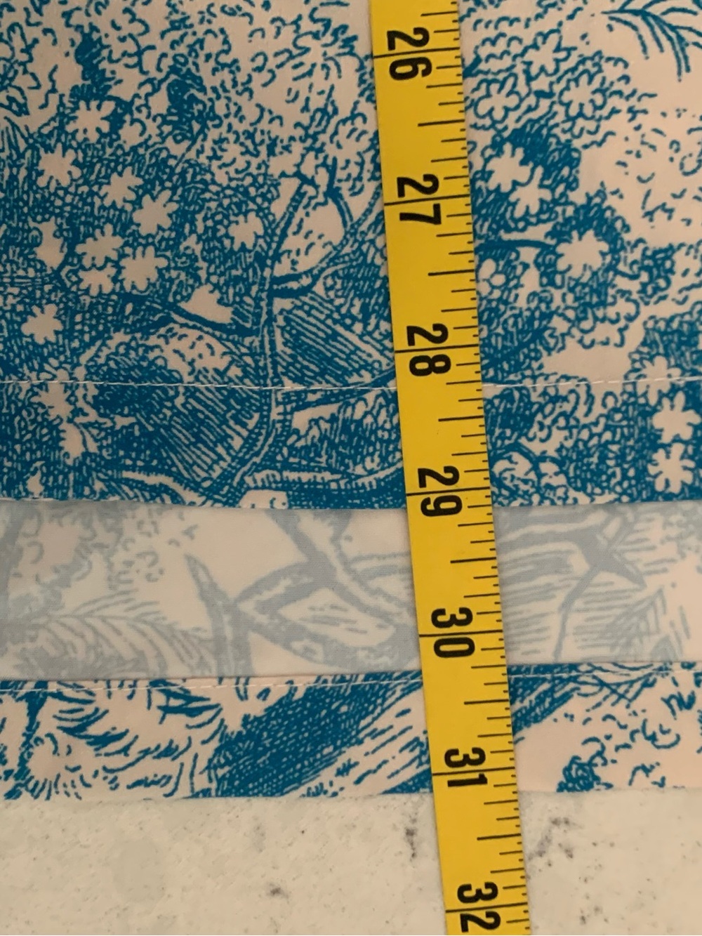 Commense Blue and Cream Button-Down Top NWT - L - Picture 9 of 9